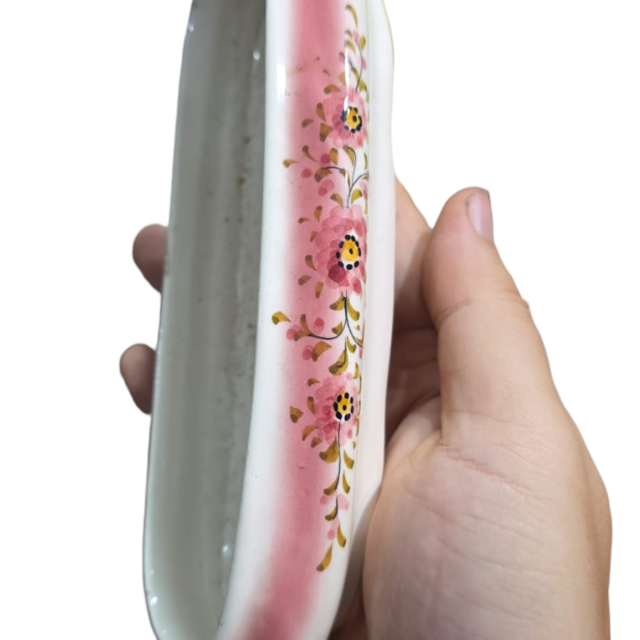 Antiga travessa funda de porcelana