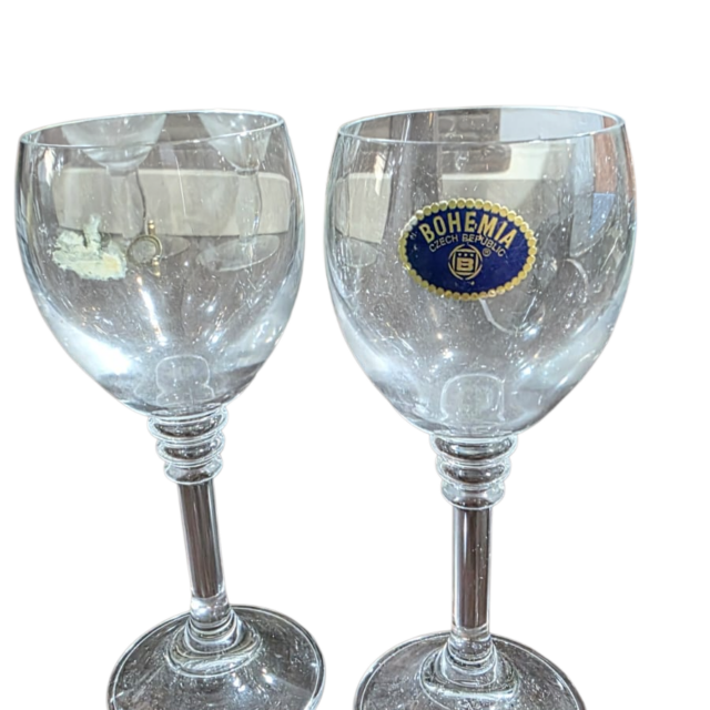 Taças em cristal Tcheco Bohemia. (valor unitário)