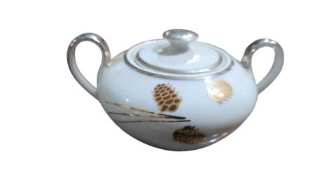 Açucareiro de porcelana Monte Alegre