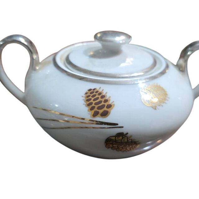 Açucareiro de porcelana Monte Alegre