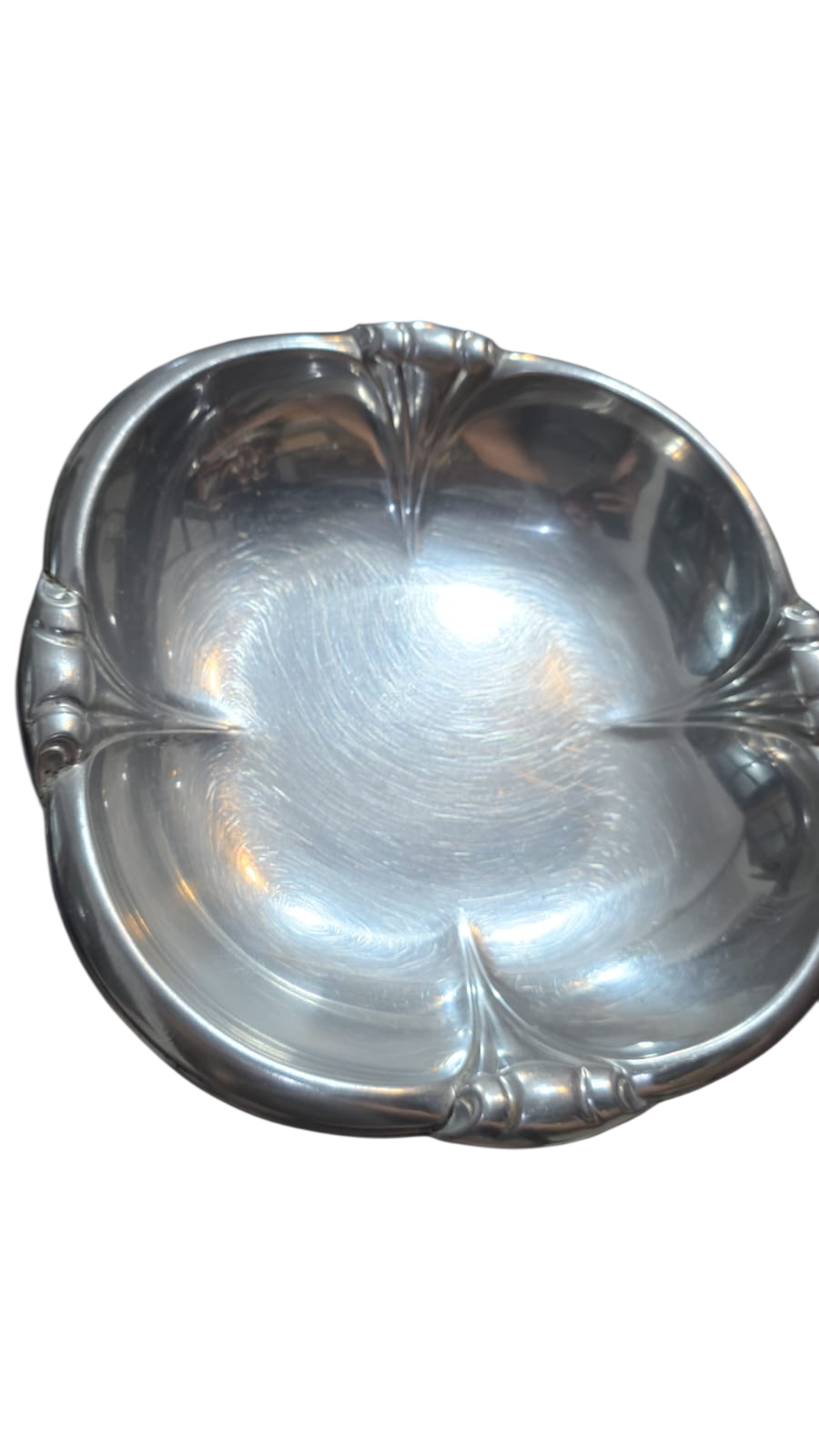 Antiga fruteira ou porta pães inox