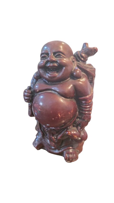 Diferenciado e antigo Buda sorridente em charão