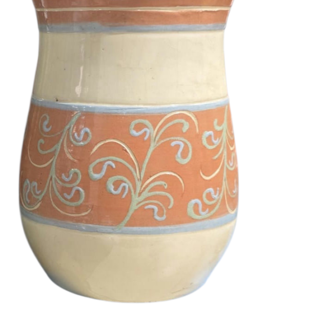 Vaso antigo grande, feito a mão