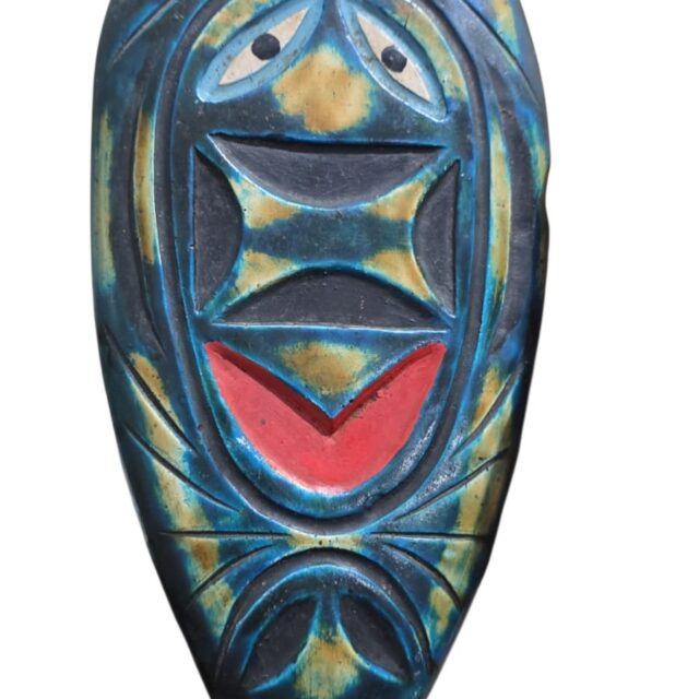 Decoração de parede artesanal da década de 70, peça assinada