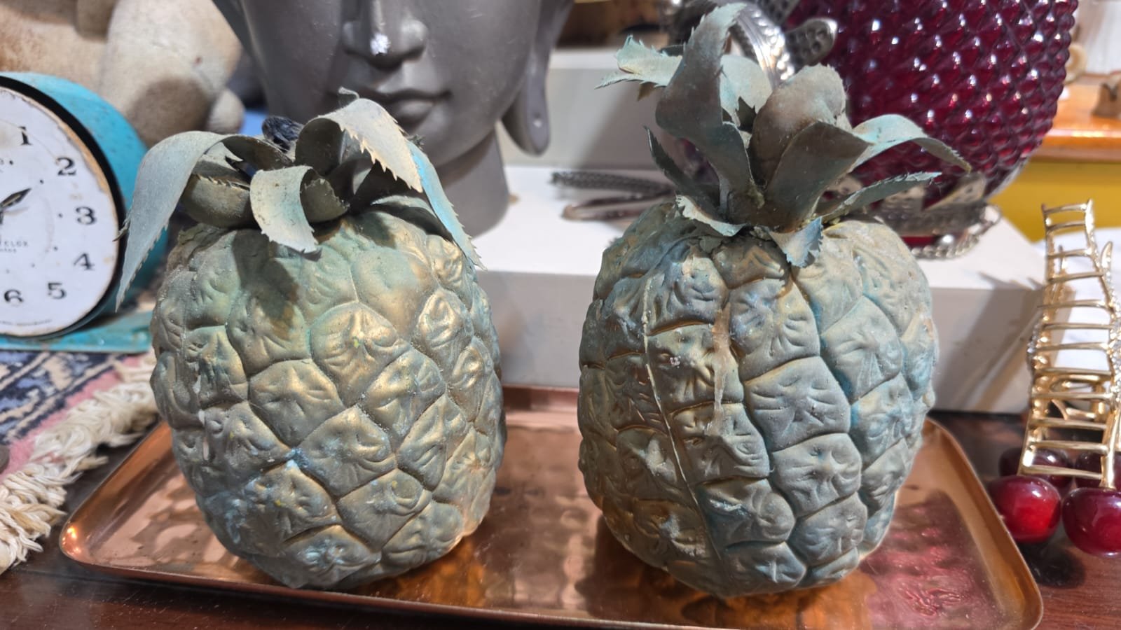 Par de abacaxis decorativos - Imagem 2