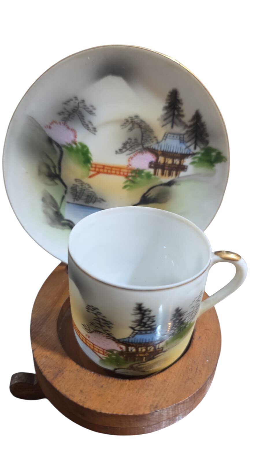 Xícara de porcelana japonesa casca de ovo