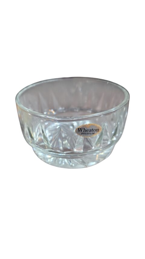 Manteigueira de cristal, ainda selada