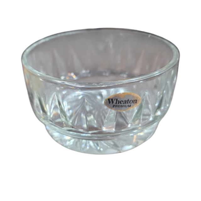 Manteigueira de cristal, ainda selada