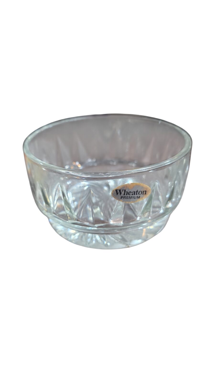 Manteigueira de cristal, ainda selada