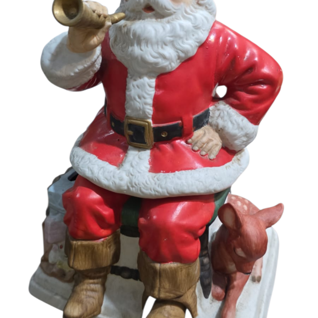 Antigo grande noel de porcelana