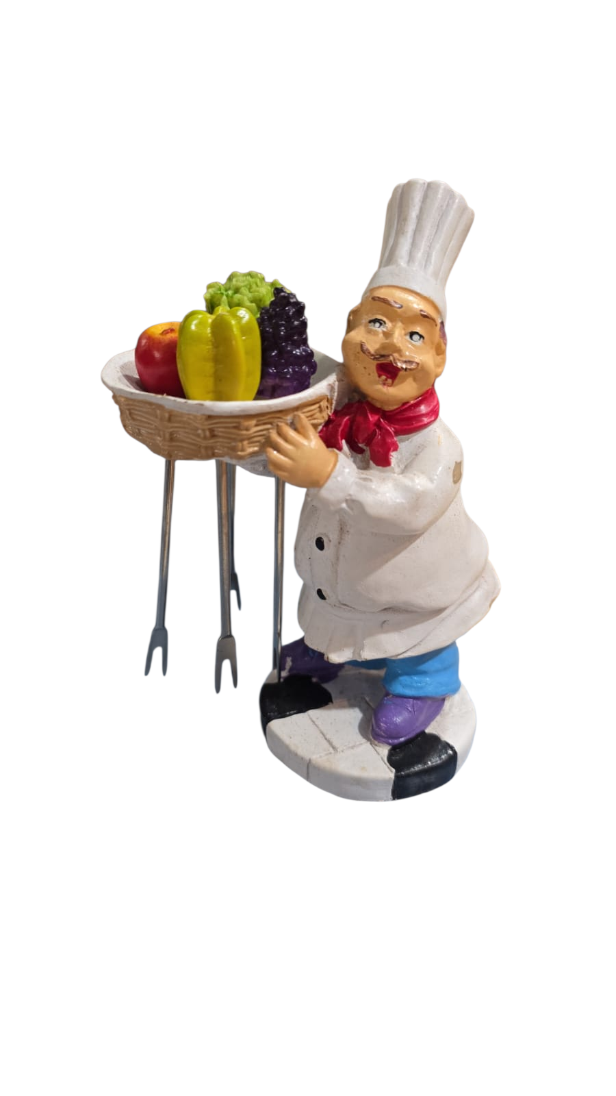 Conjunto antigo de garfinhos para frutas