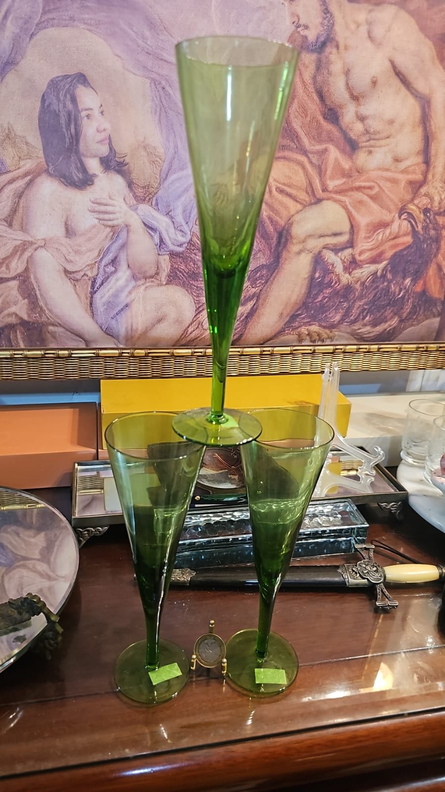 Elegantes taças de cristal - Imagem 2