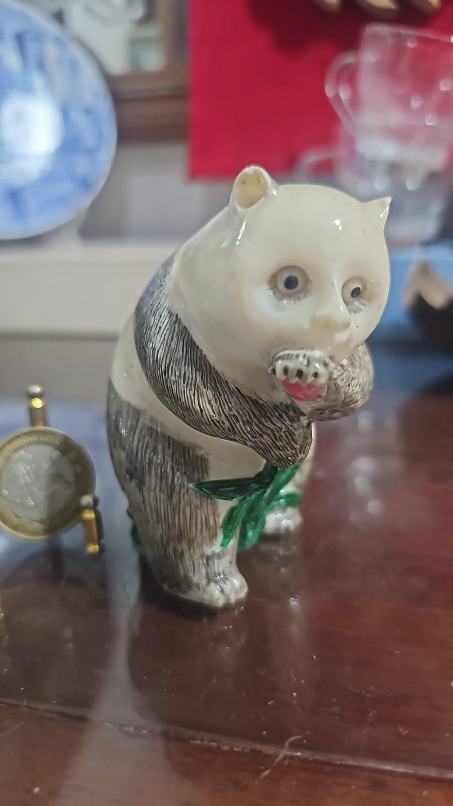 Panda de resina laqueada - Imagem 2