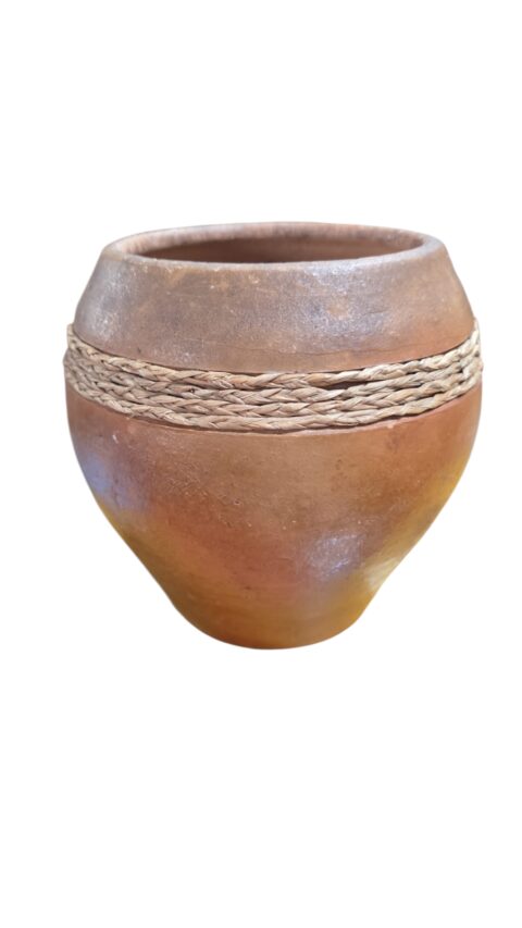 Vaso de cerâmica artesanal