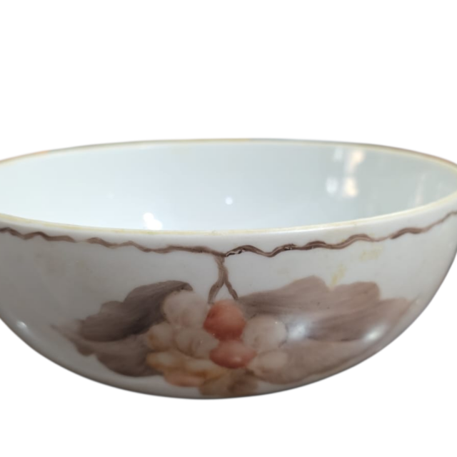 Saladeira de porcelana pintada a mão, bela arte