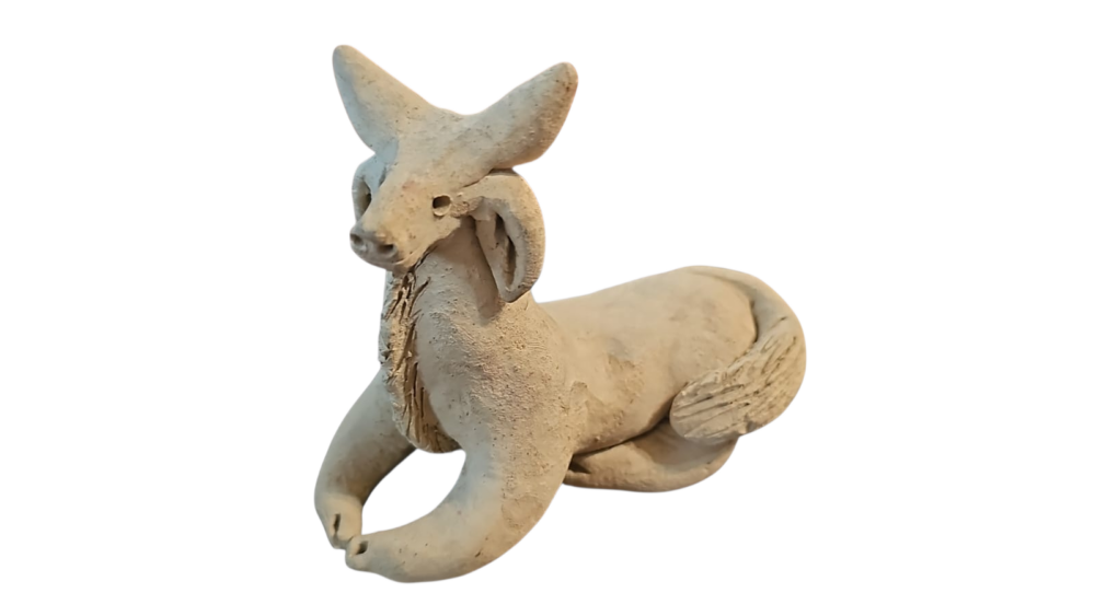Escultura de cerâmica