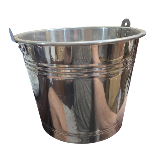 Balde inox grande de gelo