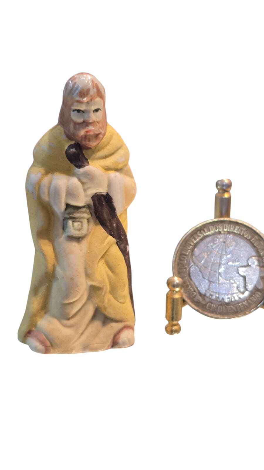 Peça de presépio em porcelana