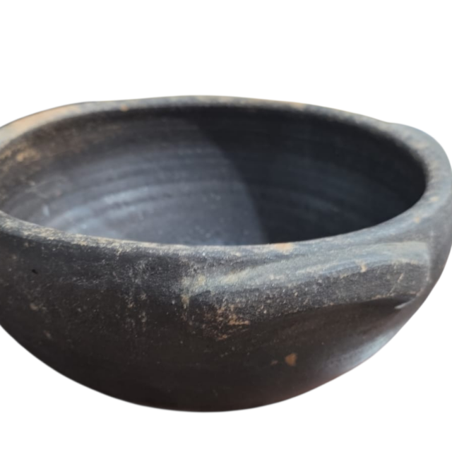 Panela rústica de barro/cerâmica