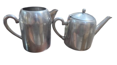 Par de itens Fracalanza inox antigos