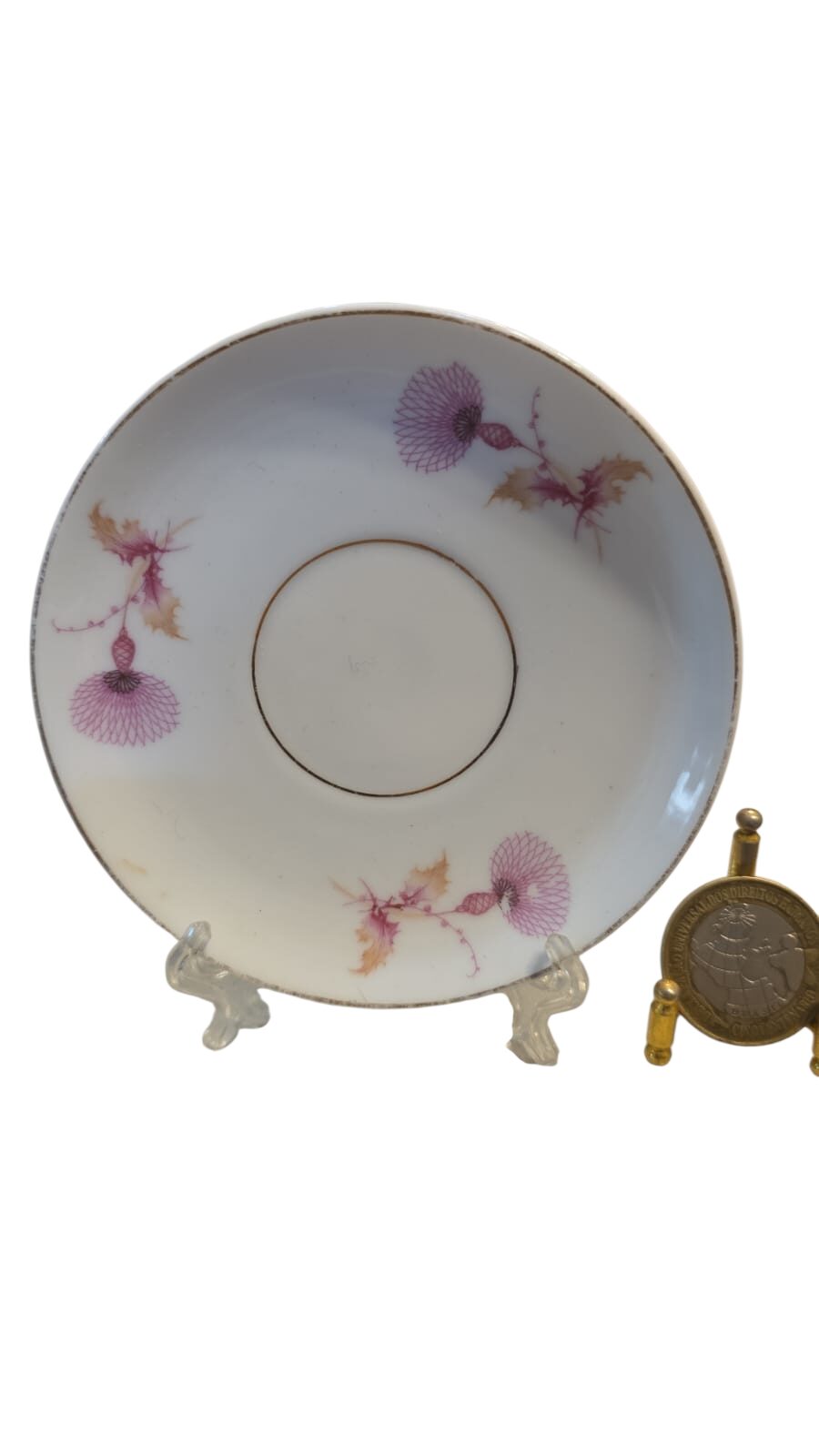 Pires porcelana Mauá, motivos florais