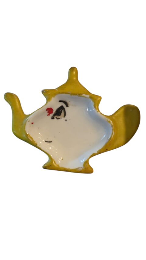 Porta sachê de chá de porcelana
