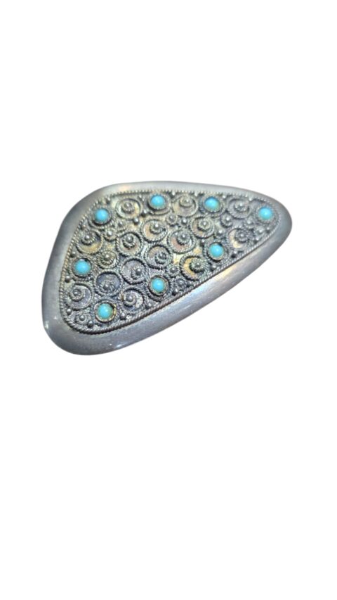 Antigo broche de Israel em prata de lei