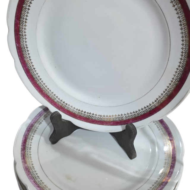 Conjunto de pratos de refeição porcelana Steatita