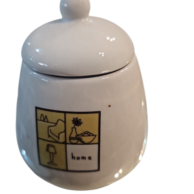 Pote de porcelana