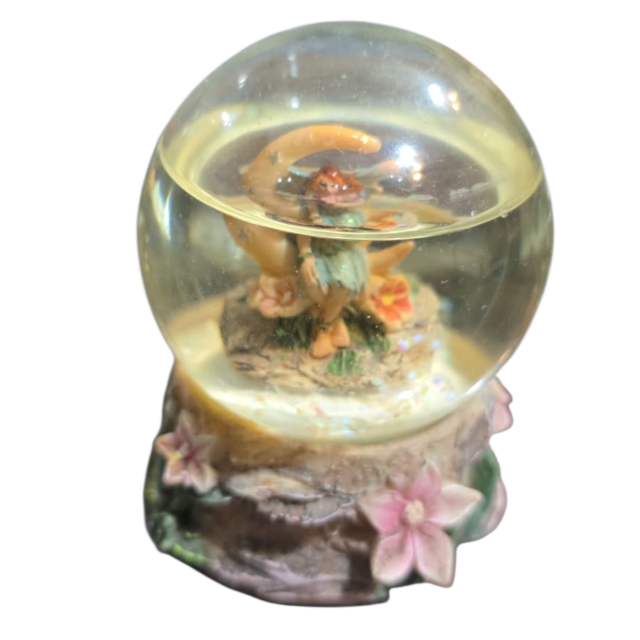 Globo fada de resina