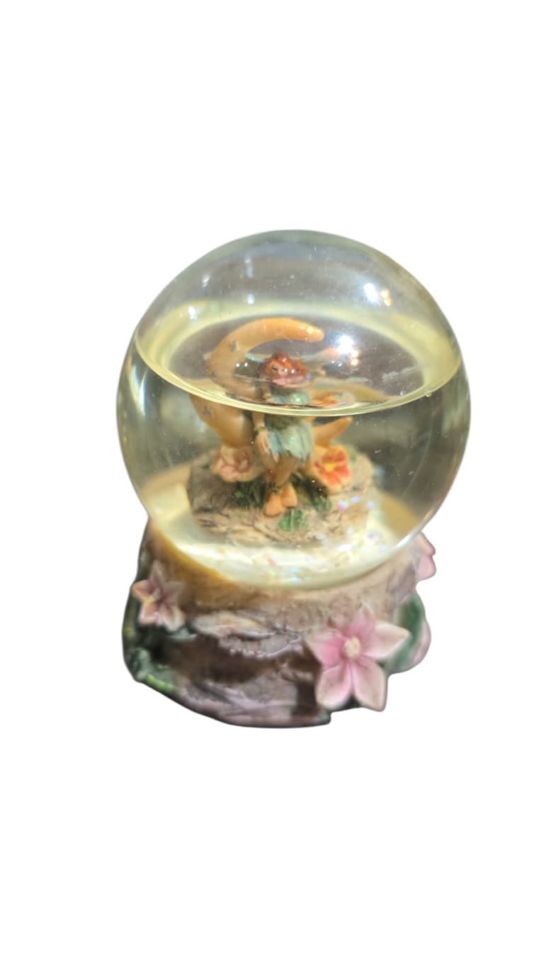 Globo fada de resina