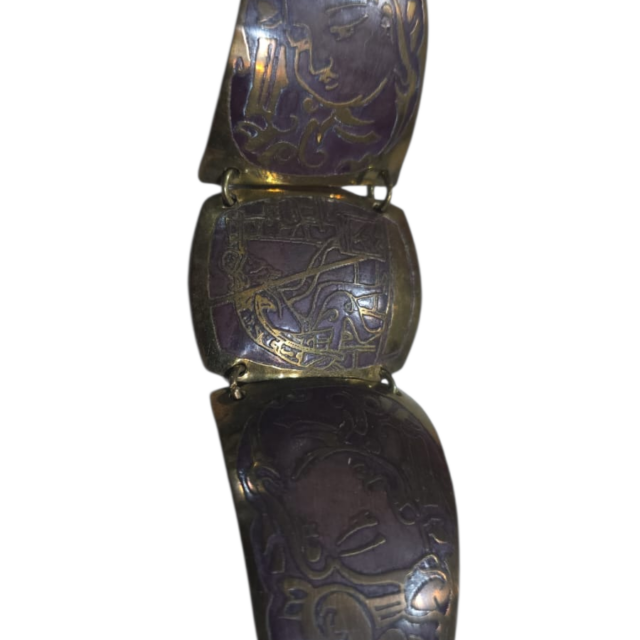 Pulseira oriental com bela arte