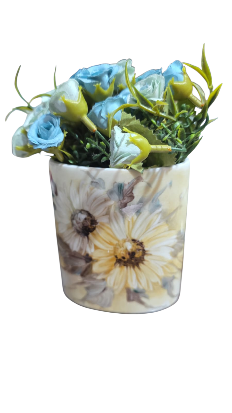 Vaso de porcelana pintado a mão