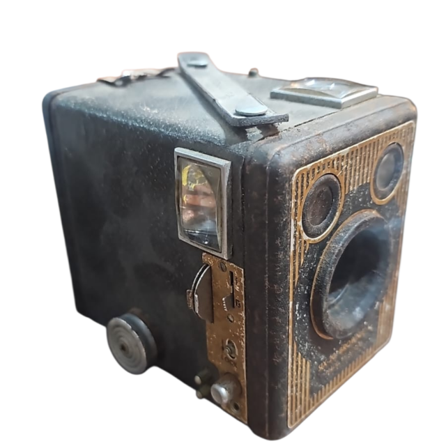 Antiga câmera Kodak da década de 40