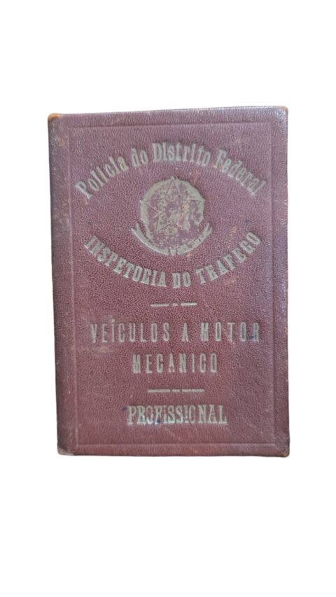 Antiga carteira da polícia