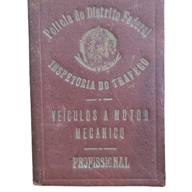 Antiga carteira da polícia