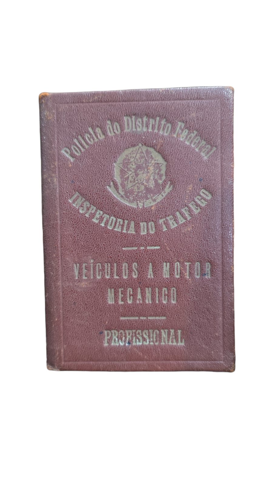 Antiga carteira da polícia