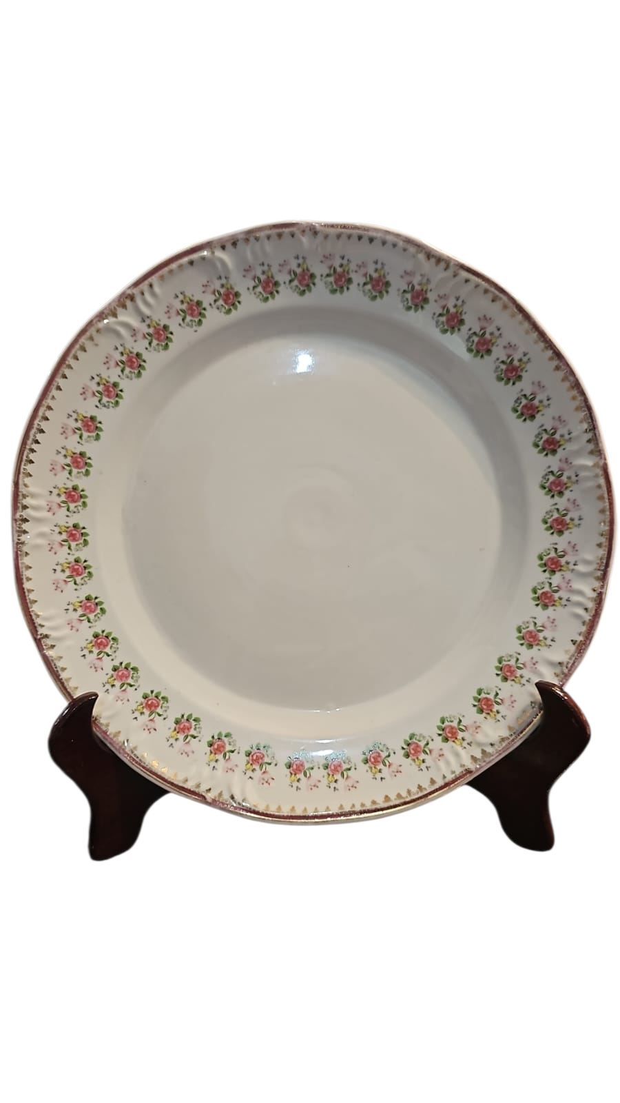 Grande e gracioso prato de bolo porcelana Schmidt