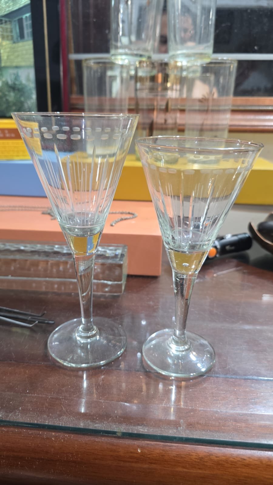 Par de taças de cristal - Imagem 2