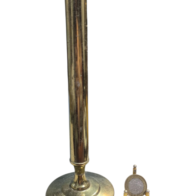 Elegante Solifleur em dourado metal