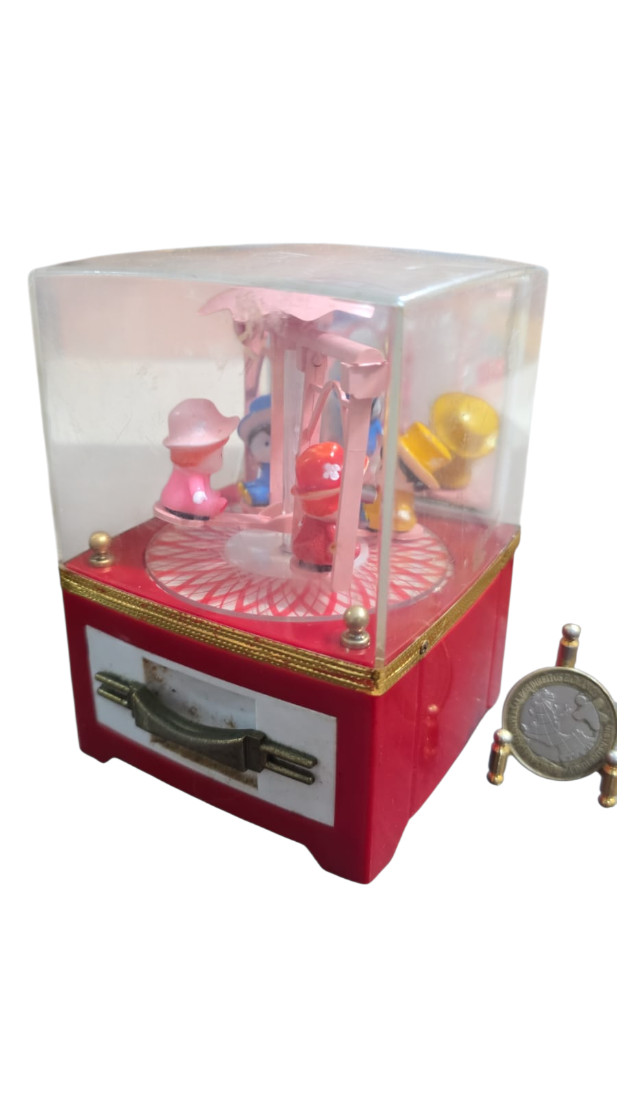 Antigo porta joias musical