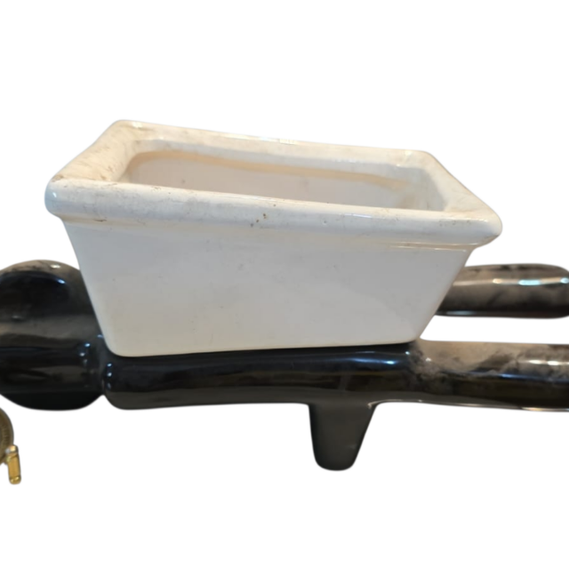 Antigo Cachepot de louça