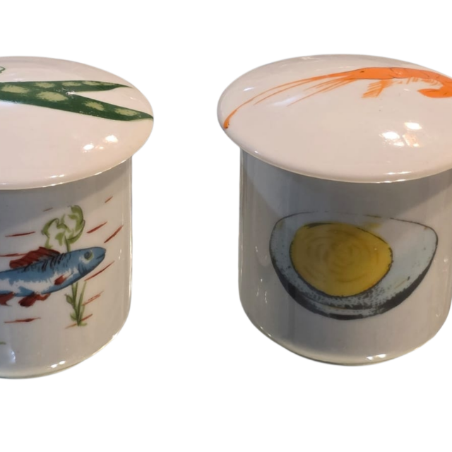 Par de potiches em porcelana, Schmidt