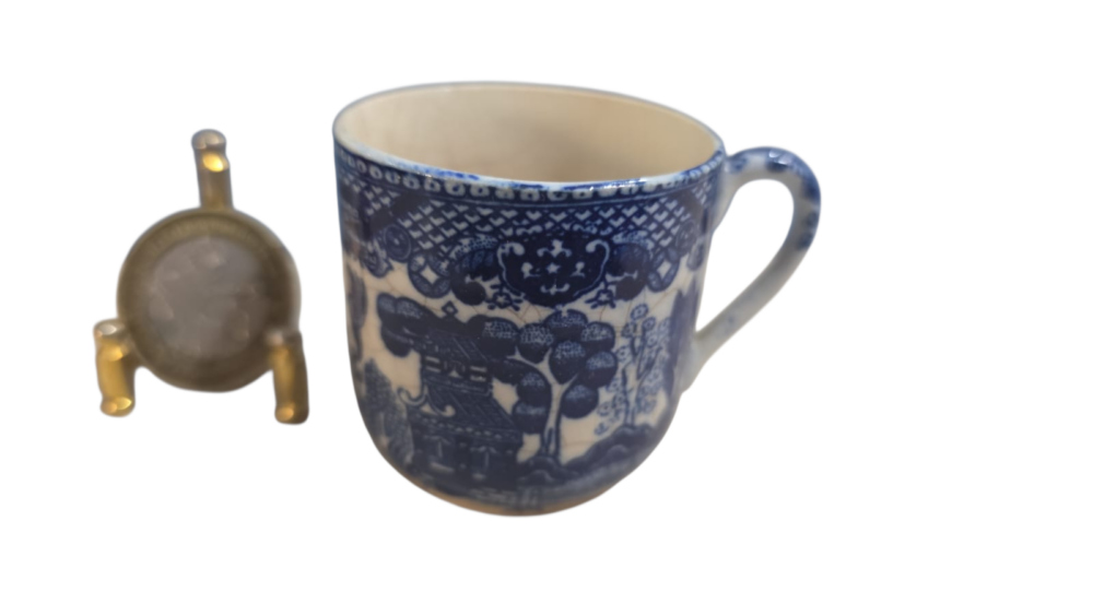 Antiga xícara de café porcelana japonesa