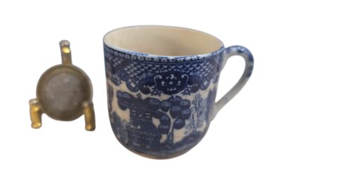 Antiga xícara de café porcelana japonesa