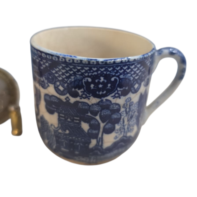 Antiga xícara de café porcelana japonesa