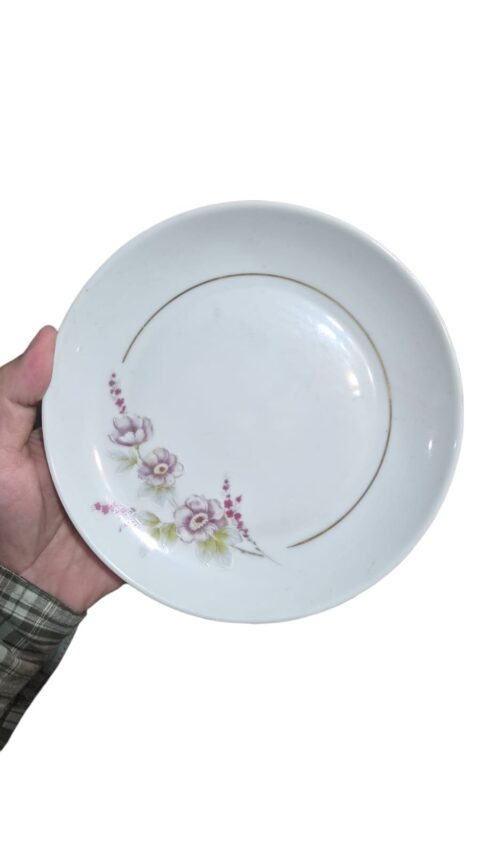 Prato de sobremesa em porcelana Real