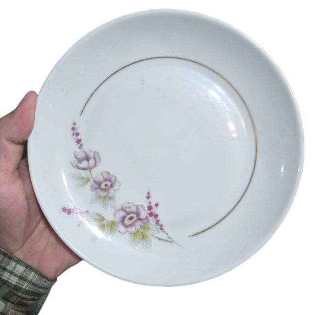 Prato de sobremesa em porcelana Real