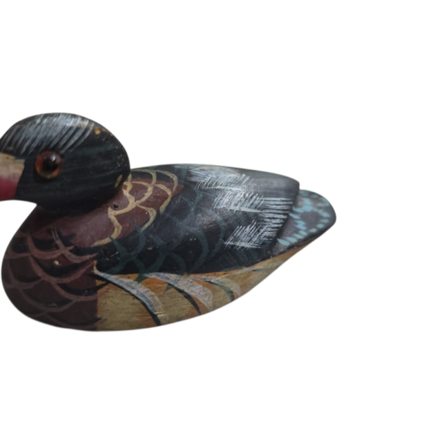 Pato selvagem de madeira