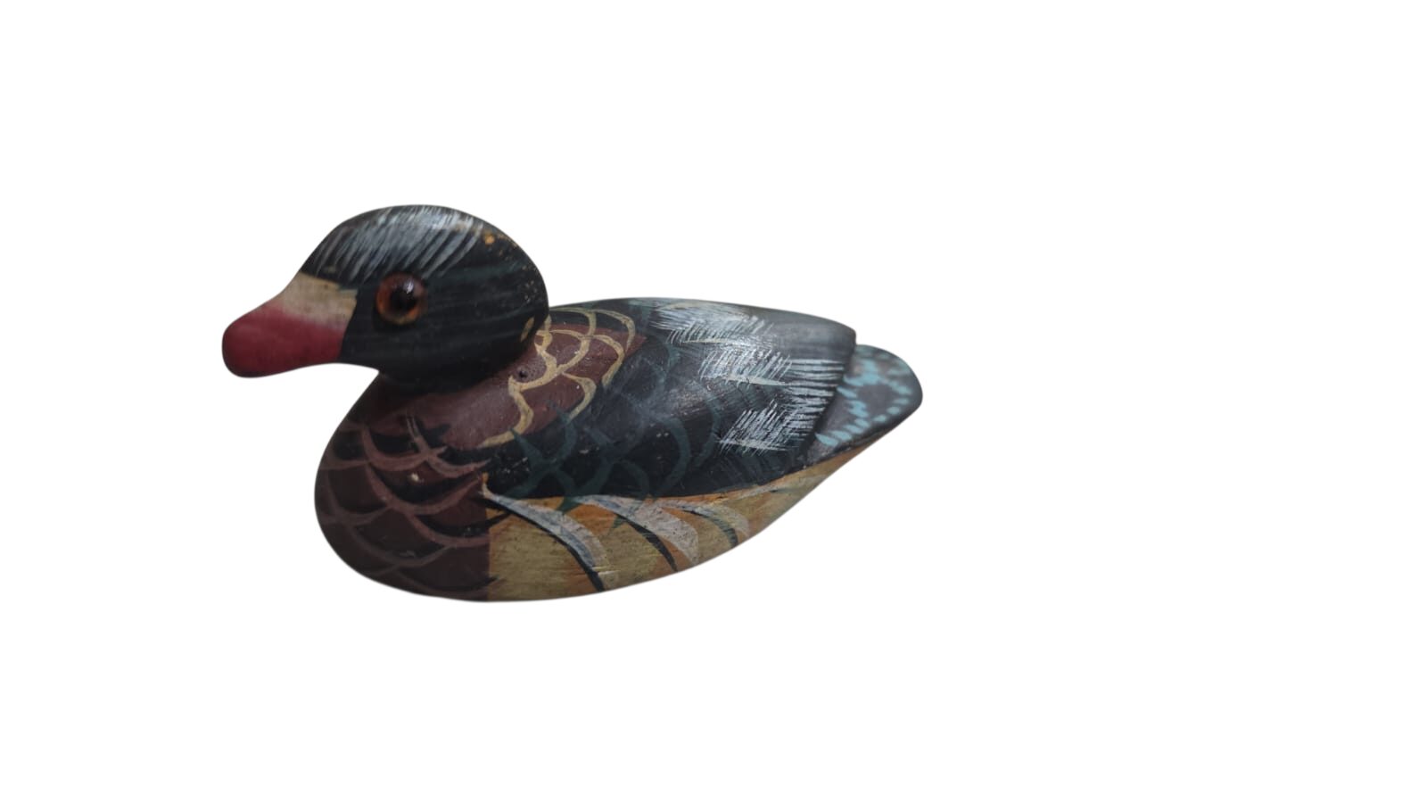 Pato selvagem de madeira